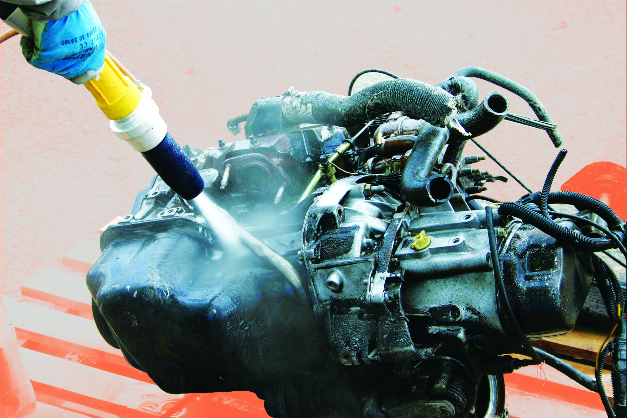 Décapage d'un moteur