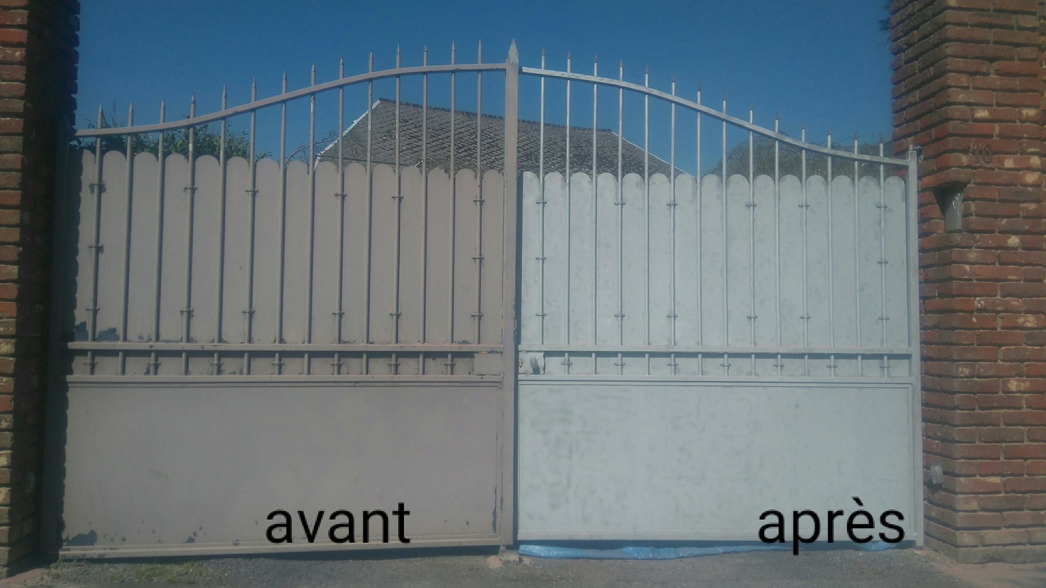 Métal décapé par aérogommage (rouille, peinture) – AES Guidel